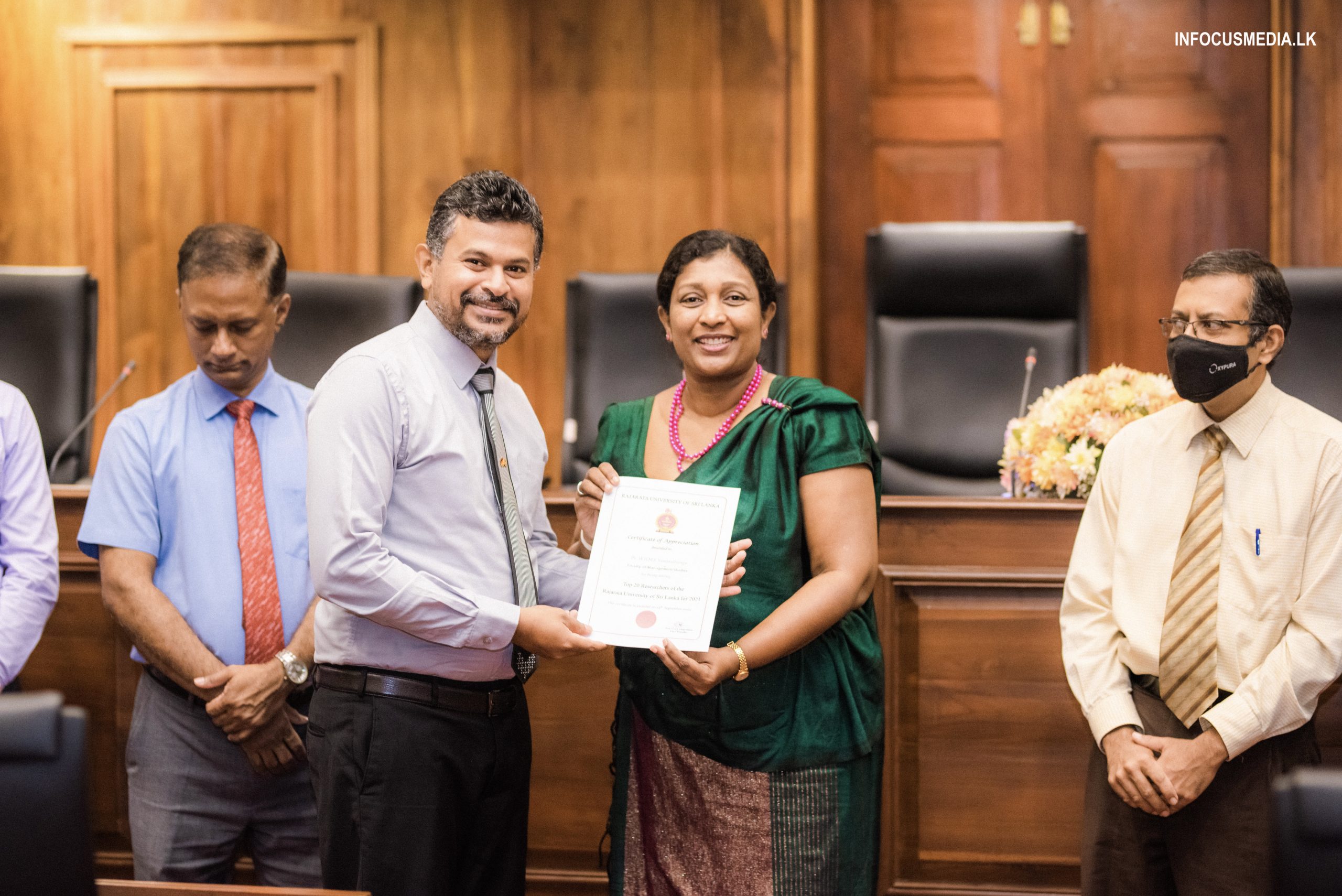 The Recognition Ceremony of Top 20 Researchers of the Rajarata ...