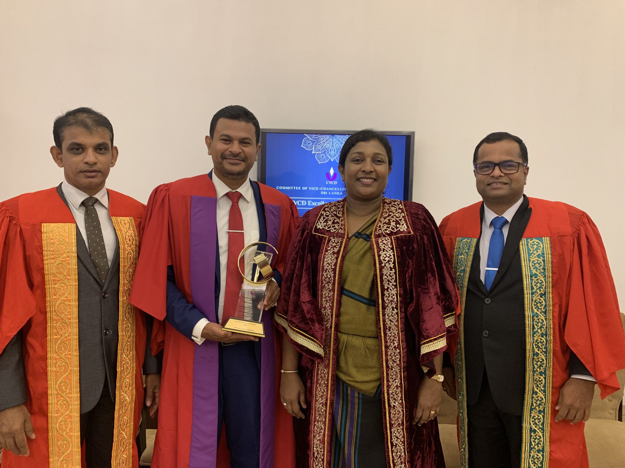 Dr.Manoj Samarathunga decorates Rajarata University of Sri Lanka with a ...